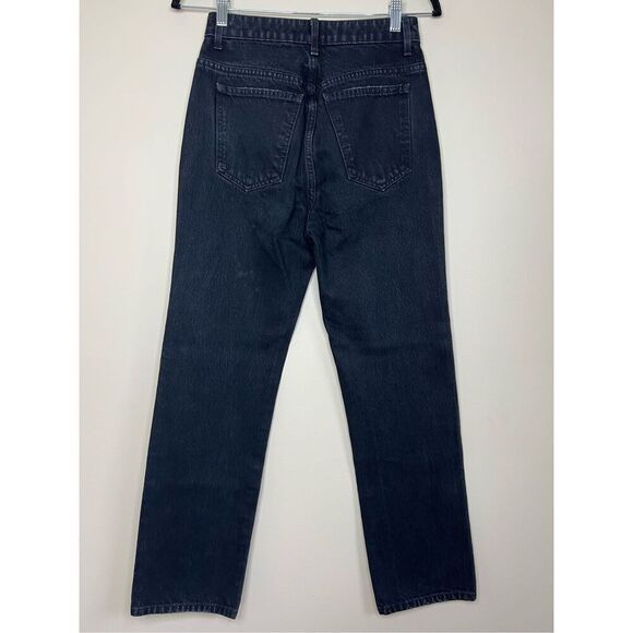 Khaite Abigail High Rise Straight Jeans in Prescott - Picture 5 of 8